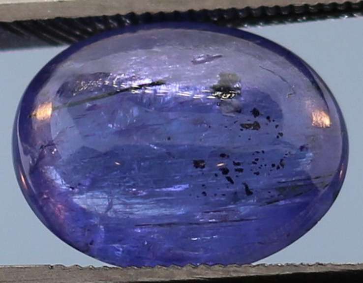 Glossy 4.33ct UNHEATED blue violet Tanzanite
