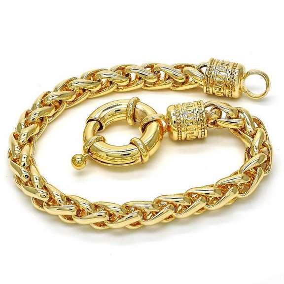 Beautiful 18kt Gold Plated Bracelet- Greek Key Design