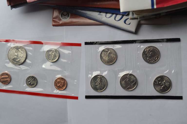 2 Each Us Mint Set Lot 1974-2001