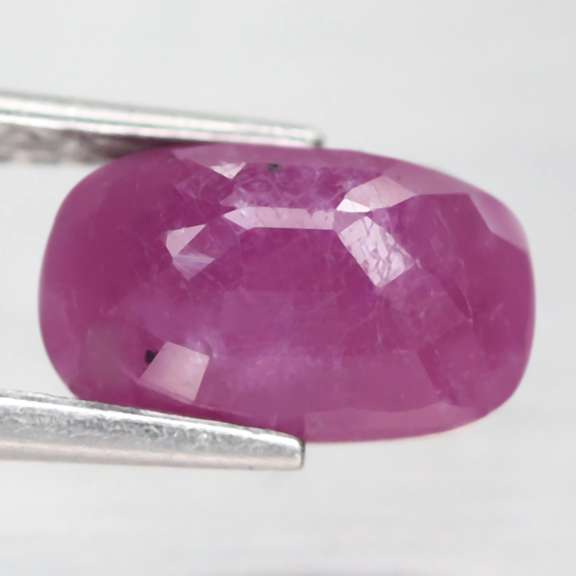 Gorgeous violet red unheated 3.32ct Ruby