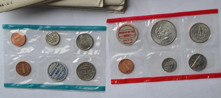 11 US  Mint Sets 1968-1974