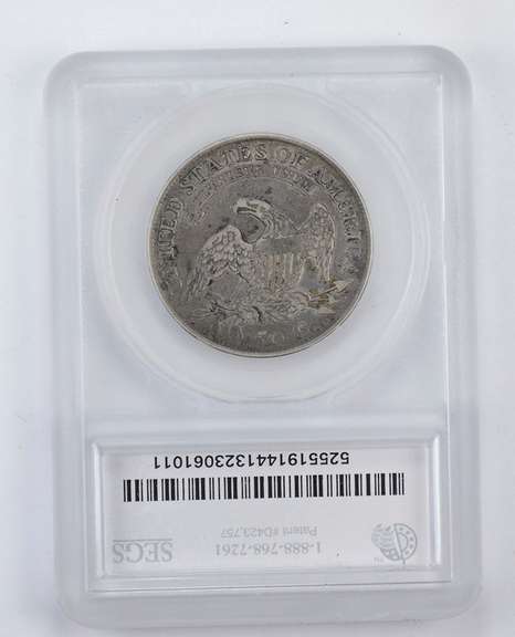 VF30 1810 Capped Bust Half Dollar - O-109 - Graded by SEGS