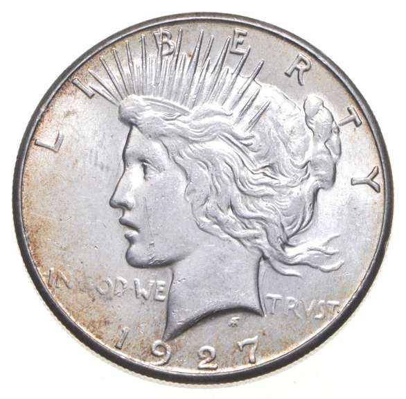 1927-S Peace Silver Dollar