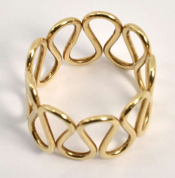 Unusual Flexible Gold Band