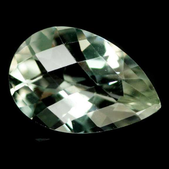 Brilliant 4.71ct platinum green Amethyst