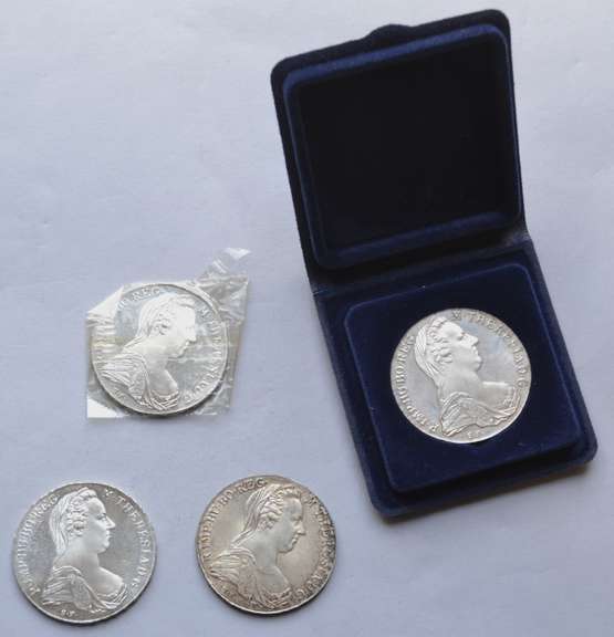 4  1780 Silver Maria Teresa Talers