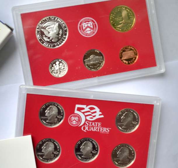 2002 & 2007 US Mint Silver Proof Sets