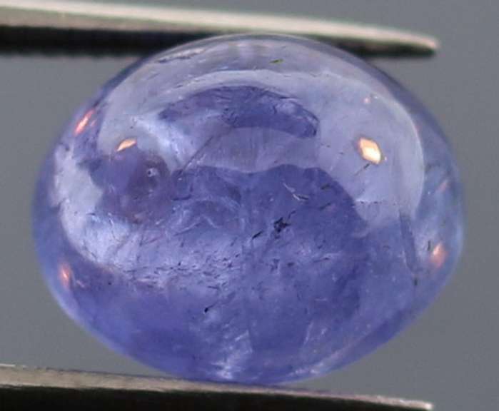 Large 4.42ct UNHEATED blue violet Tanzanite