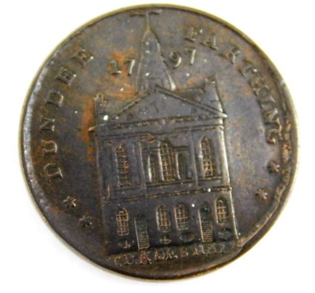 Rare 1797 Dundee Farthing Coin