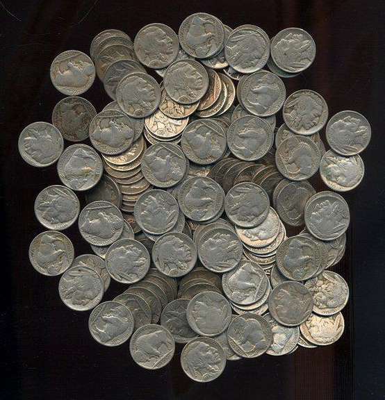 Giant lot: 235 Partial Date Indian Head Buffalo Nickels