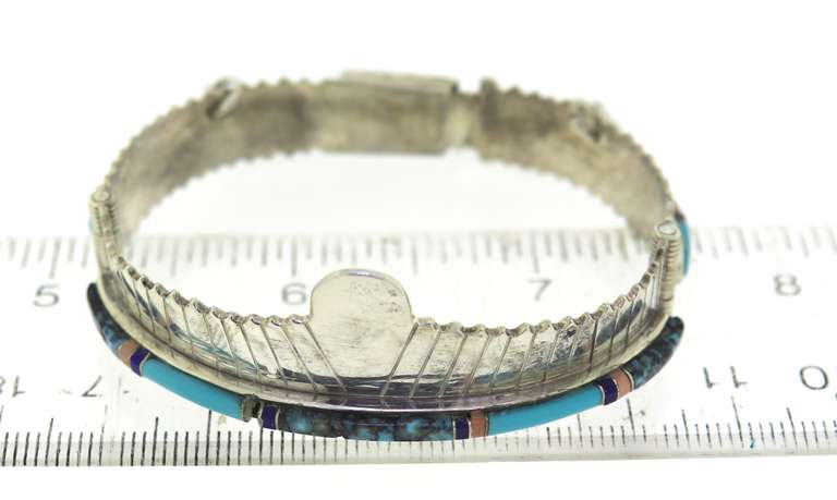 Native American Turquoise Bangle Bracelet