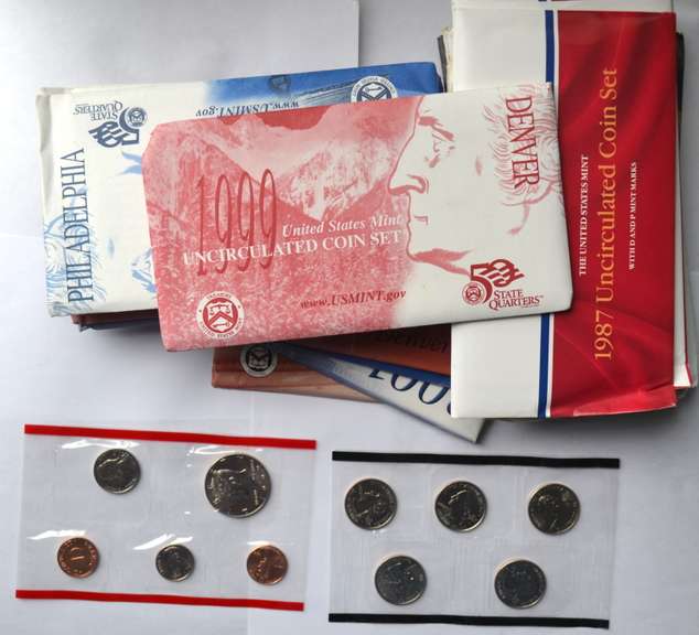 2 Each Us Mint Set Lot 1974-2001