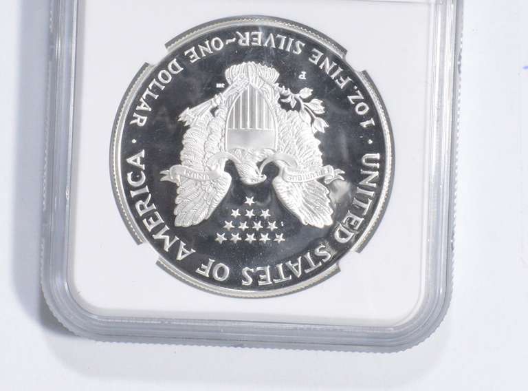 PF70 UCAM 1994-P American Silver Eagle - Graded NGC