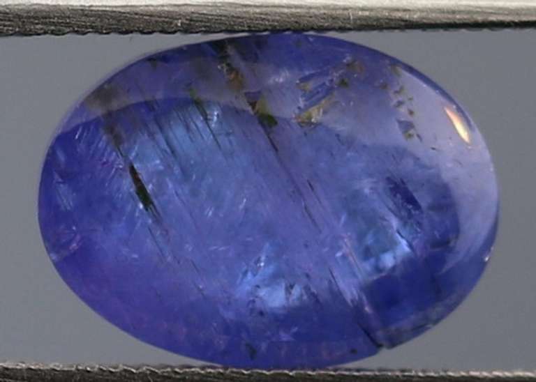 Large 4.03ct UNHEATED blue violet Tanzanite