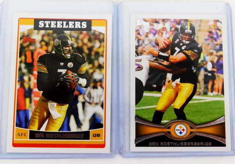 2 Ben Roethlisberger Topps Football Cards