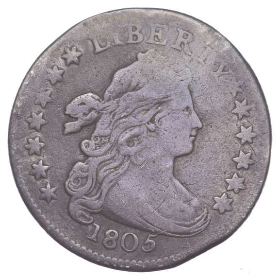 1805 Draped Bust Dime - Clipped