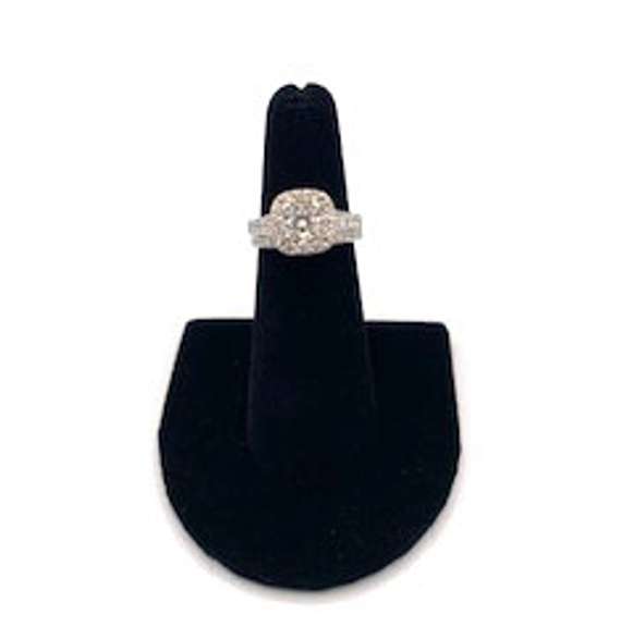 14KT White Gold Near Colorless Diamond Engagement Ring