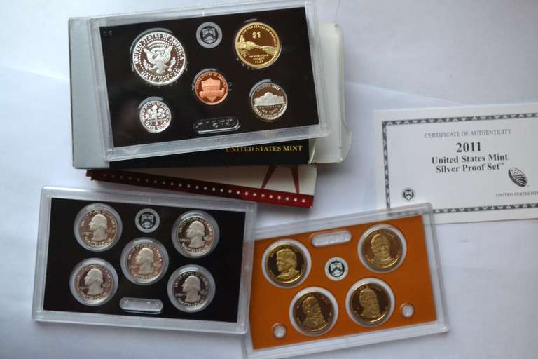 2002 2011 Silver US Proof Sets