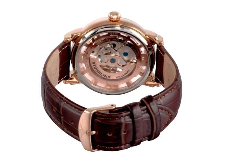 Stuhrling Men's Winchester Skeleton Watch