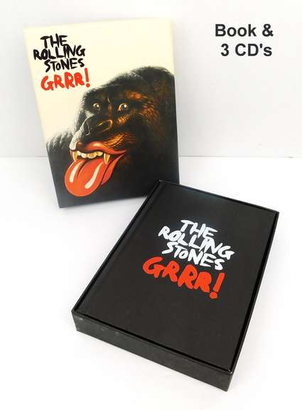 2012 The Rolling Stones GRRR! Book & 3 CD's