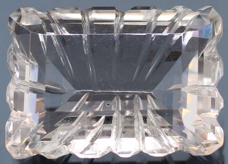 All natural! Gem grade! 43.84ct fancy emerald cut Quartz
