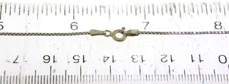 Italian Sterling Silver Chain Necklace