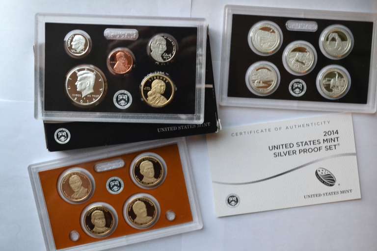 2014 US Mint Silver Proof Set