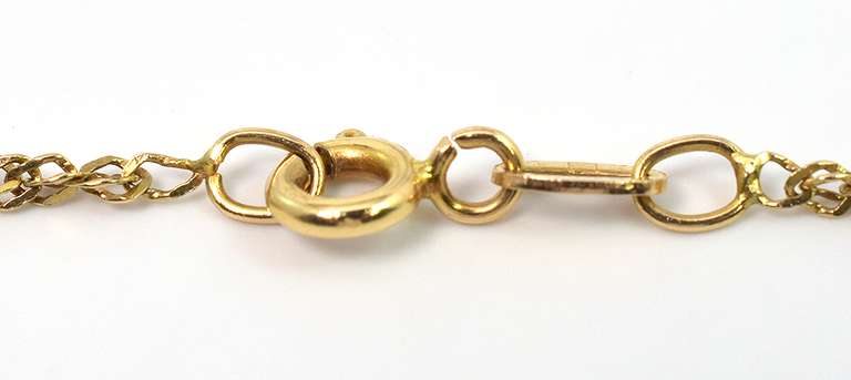 Shimmering 14KT Yellow Gold Rope Chain