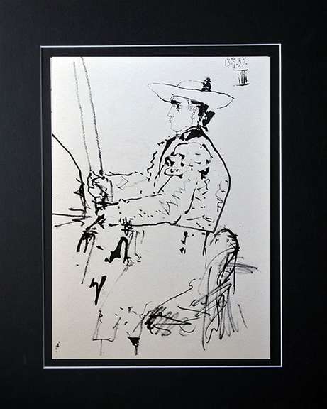 Vintage Pablo Picasso Lithograph Circa 1961