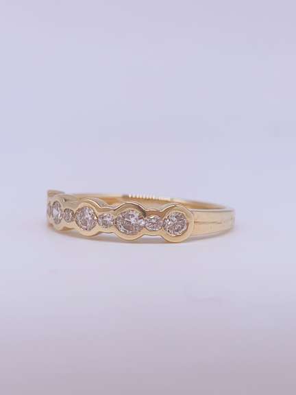 14kt Gold Diamond Band Ring
