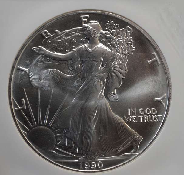 1990 NGC MS 69 Silver Eagle