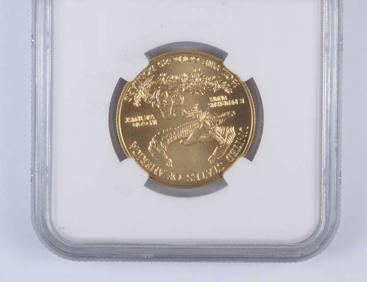 MS70 2008-W $25 American Gold Eagle - 1/2 Oz .999 Fine Gold - NGC