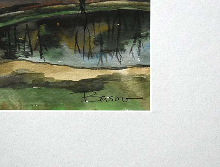 Spectacular Nikolay Basov Original Watercolor