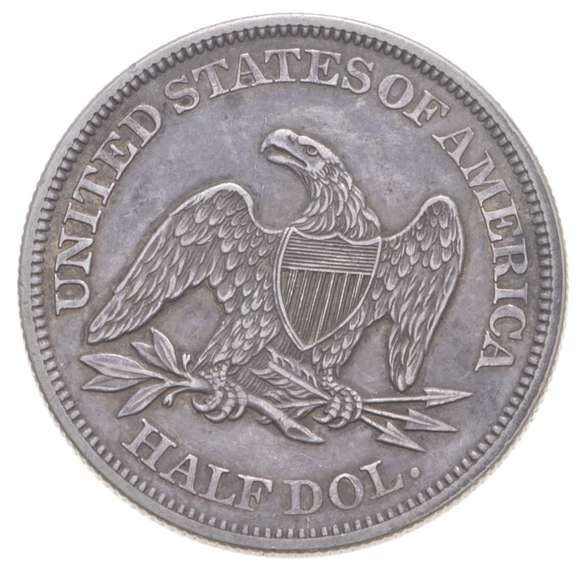 1861 Seated Liberty Half Dollar