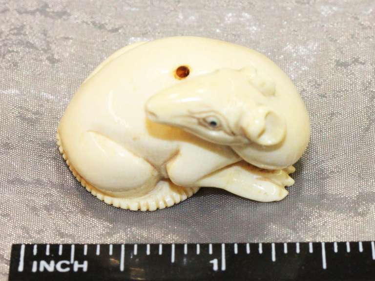 Natural Ivory Ojimi Bead