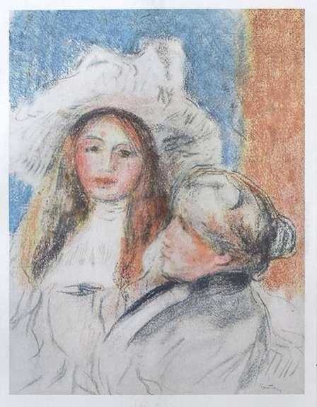 Pierre Auguste Renoir, Berthe Morisot and Her Daughter