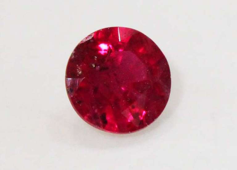 Glowing Natural Round Ruby - 0.99 ct.