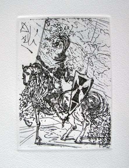 Salvador Dali, 'El Cid' Etching