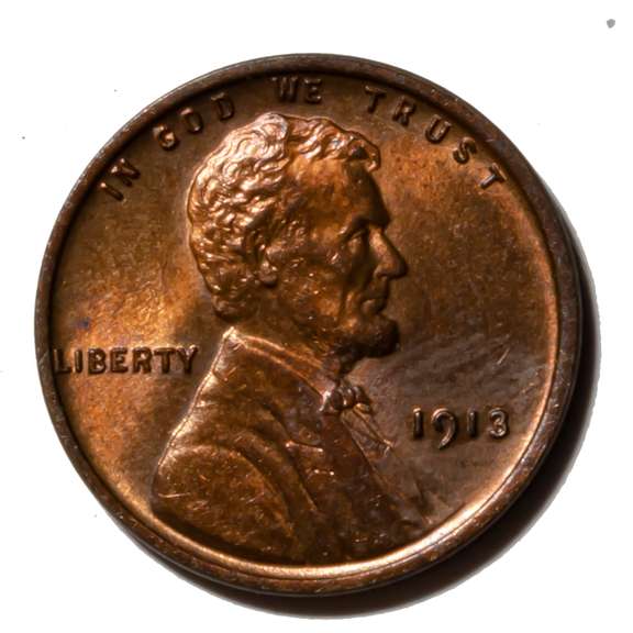 Red Unc 1913 Lincoln Cent