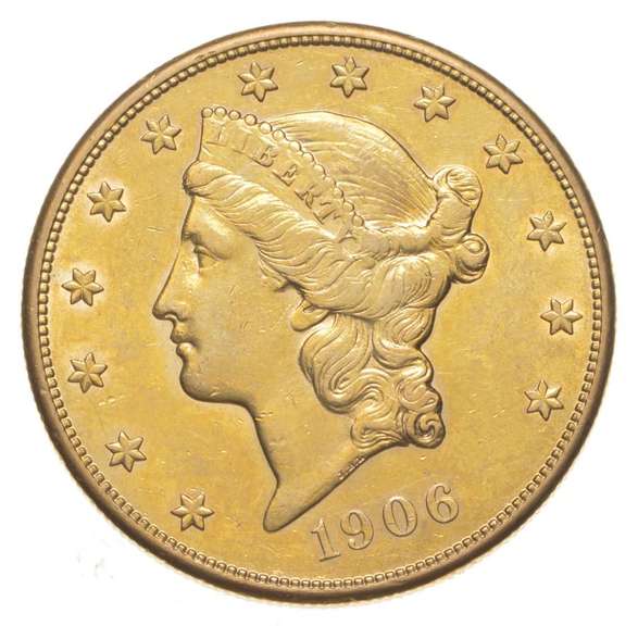 1906-S $20 Liberty Head Gold Double Eagle