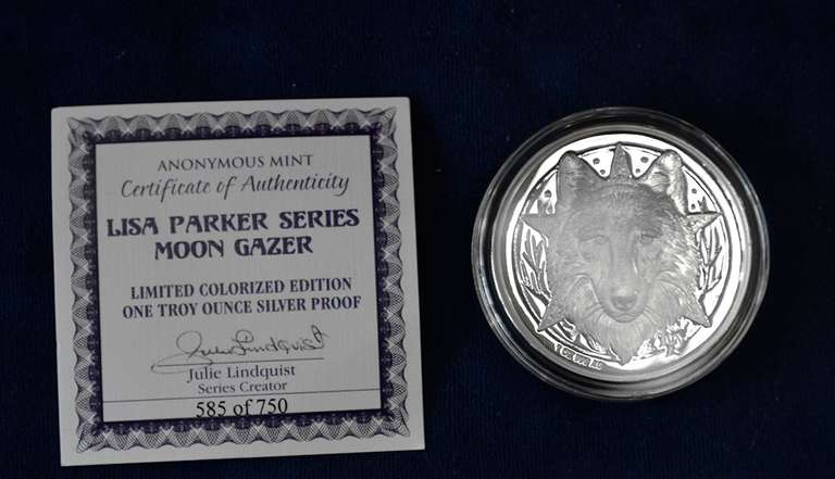 Lisa Parker Proof 1 OZ Silver Round