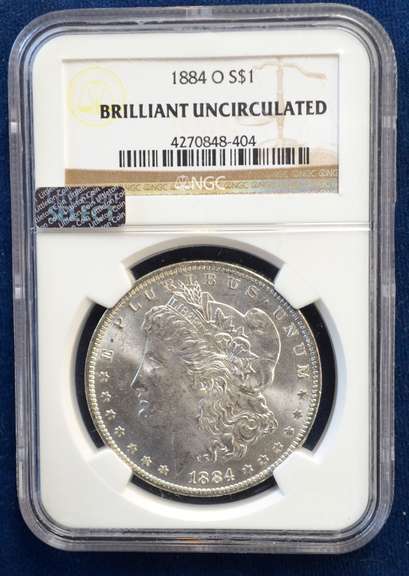 1884 O NGC BU Morgan Dollar