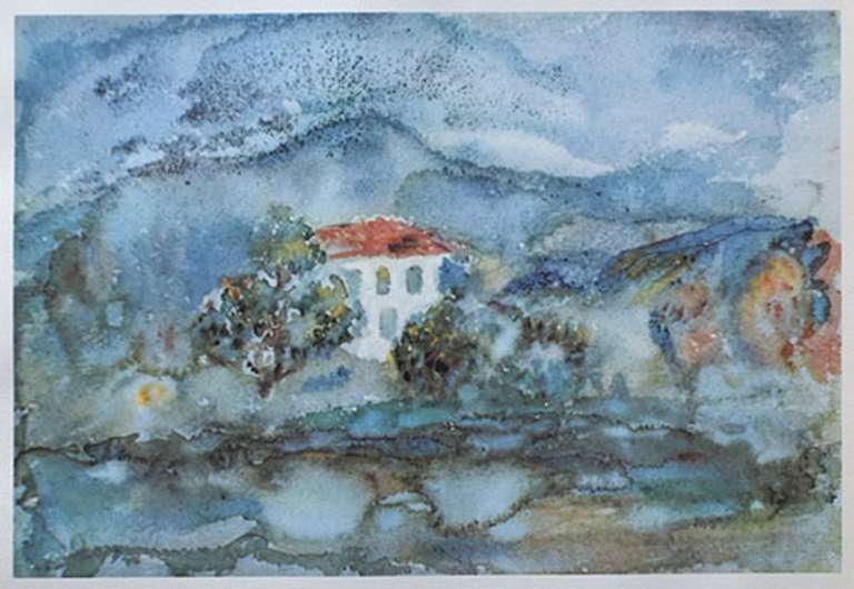 Pierre Auguste Renoir, House Among the Trees at Cagnes