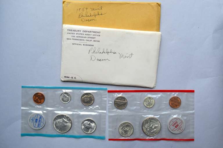 1959 & 1963 US Mint Sets
