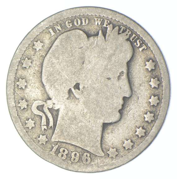 1896-O Barber Quarter