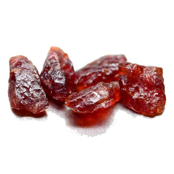 Heavy 33.42ct uncut Garnet set