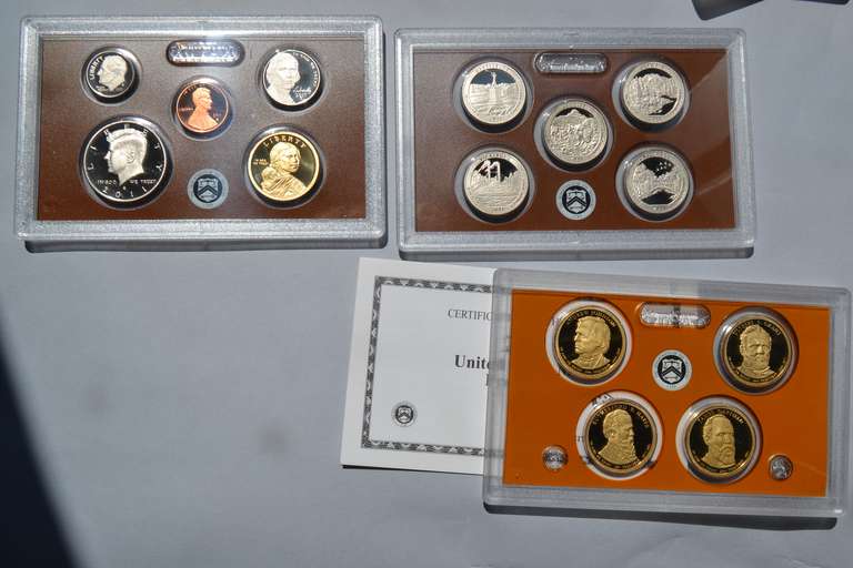 2008 & 2011 US Mint Proof Sets