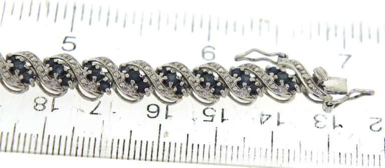 Sterling Silver Gemstone Bracelet