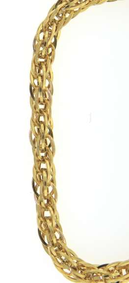 Formal Yellow Gold Twisted Bracelet