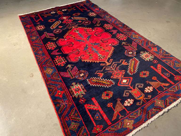 FABULOUS AUTHENTIC PERSIAN RUG 4'.0"X6'.9"